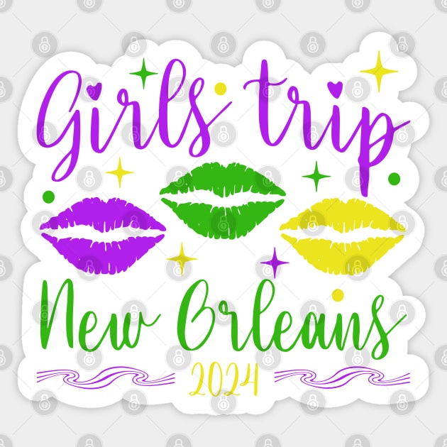 New Orleans Girls Trip 2024 Sticker by Kicosh